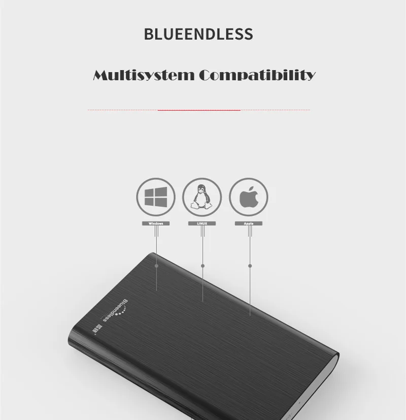 Blueendless HDD 1 ТБ Externo HD 1 ТБ Disco Duro Externo Disque Dur Externe 1to портативный жесткий диск 1 ТБ жесткий диск 250 320 500 GB