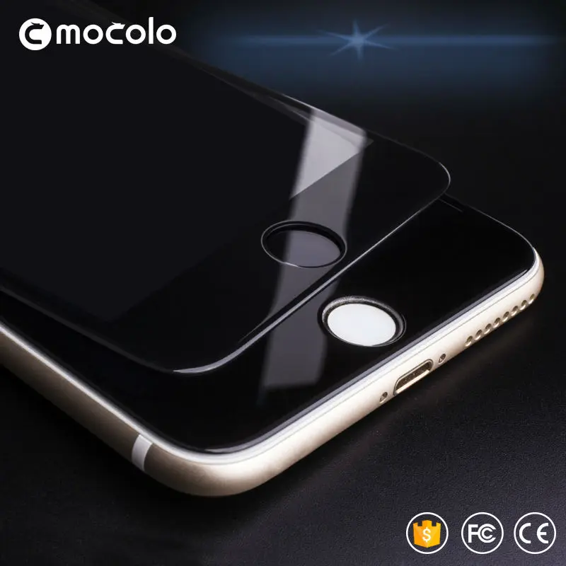 Mocolo официальное 3D изогнутое премиум стекло для iPhone 7 Защита экрана i7 Plus