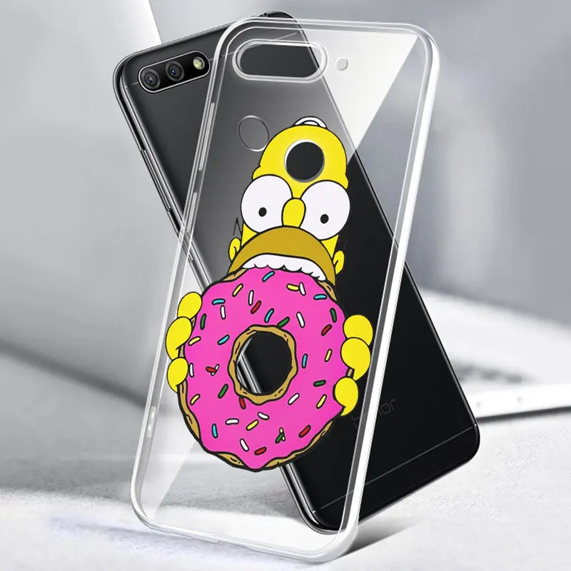 Горячий Los Simpsons Мягкий силиконовый чехол для телефона huawei Honor 20 20i 10 9 8 Lite 8X 8C 8A 8S 7S 7A Pro View 20 Модный чехол