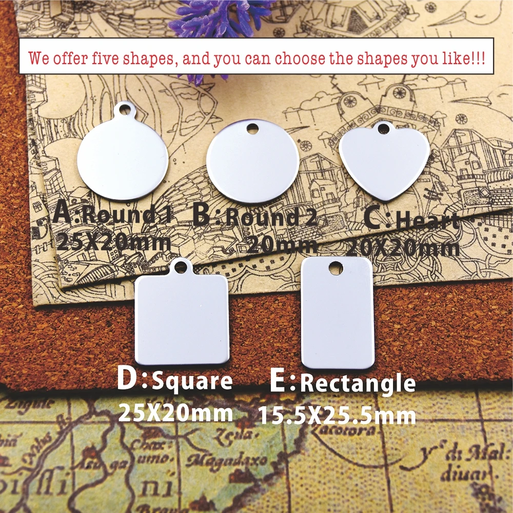 10pcs подвески из нержавеющей стали Спасибо за помощь в выращивании DIY Подвески для