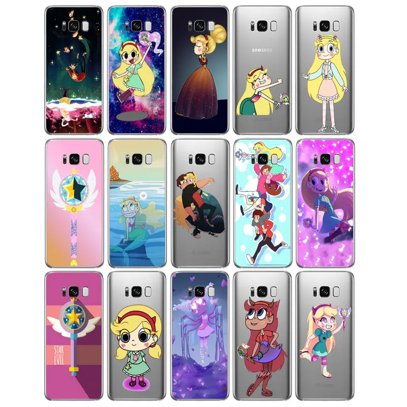 N409 Star Vs Soft TPU Silicone Cover For Samsung Galaxy S5 S6 S7 S8 S9 S10 5G S10E Lite Edge Plus Case |