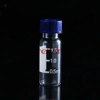 10 шт. 2 мл Градуированный круглый флакон для инъекций стеклянный с центральной