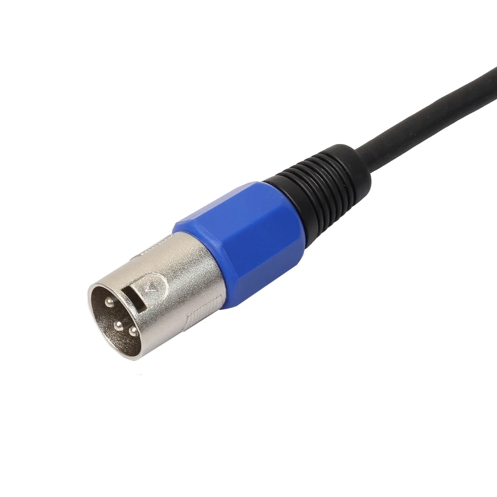 1 шт. адаптер для стереомикрофона с никелированными разъемами 35 см 3P XLR папа на 1/4