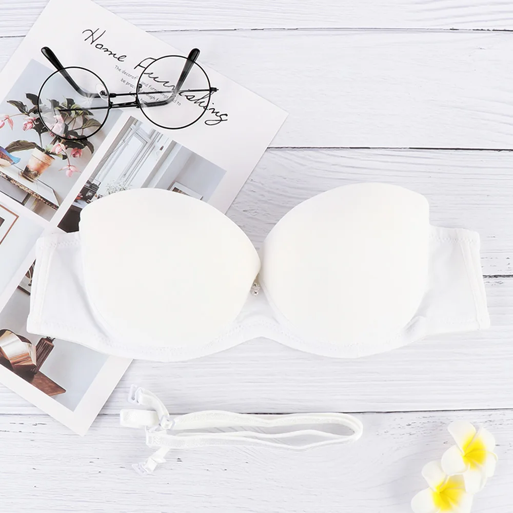 Женский бесшовный бюстгальтер с мягкими краями пуш-ап дышащее удобное невидимое