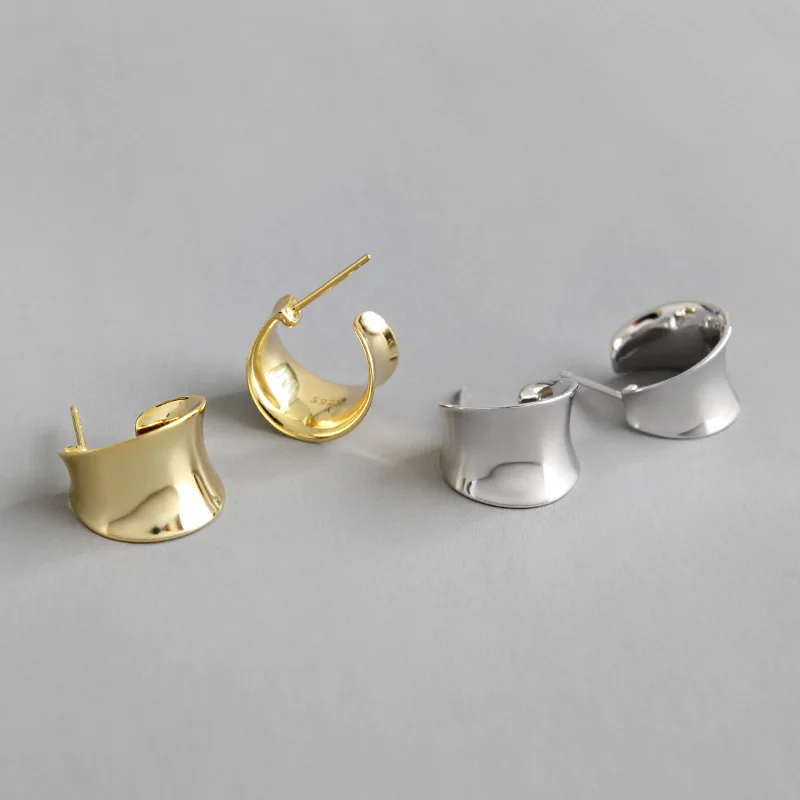 1 пара минималистичные подлинные серьги гвоздики в виде земли|Серьги-гвоздики| |