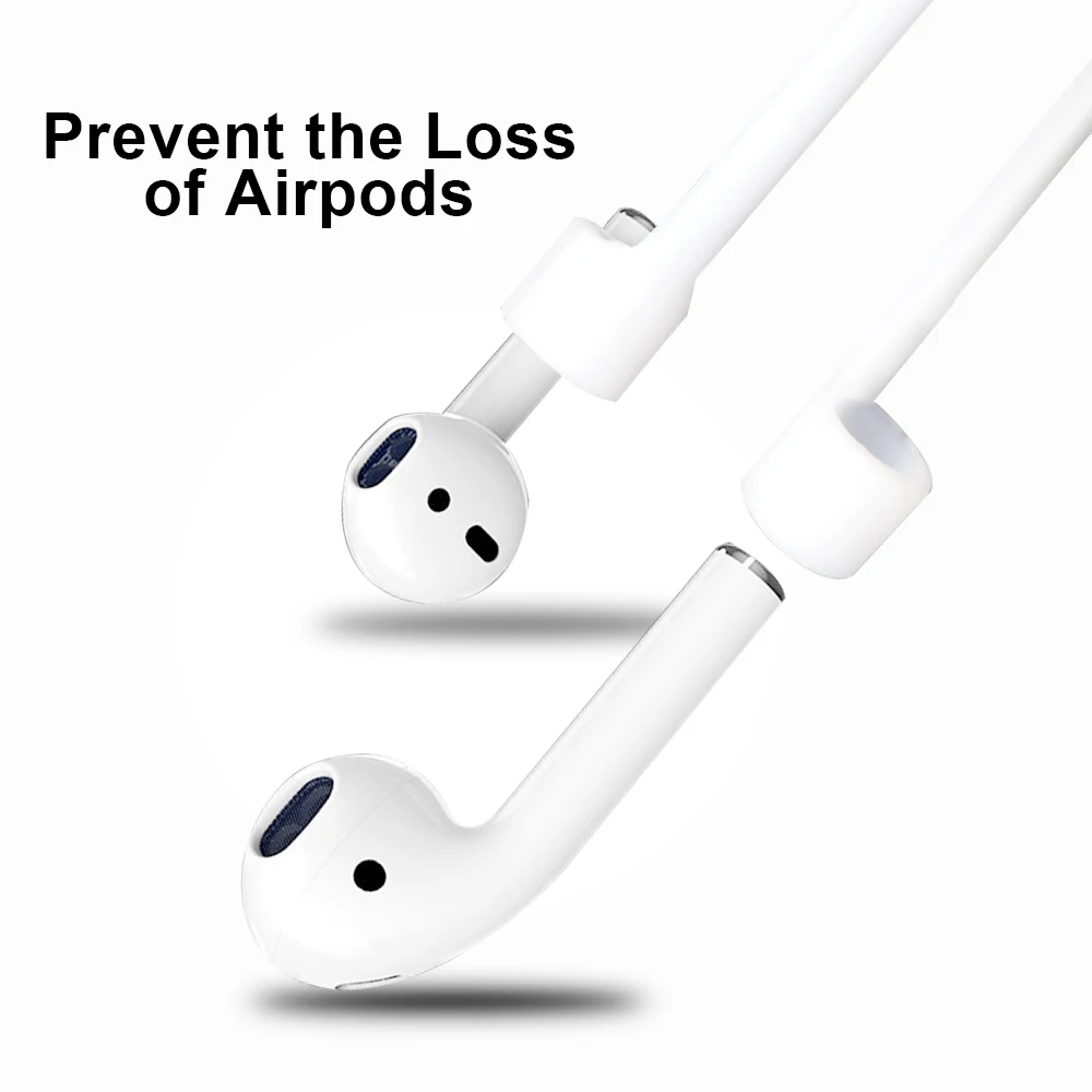 Портативный силиконовый анти-потерянный ремень веревка для Airpods петля