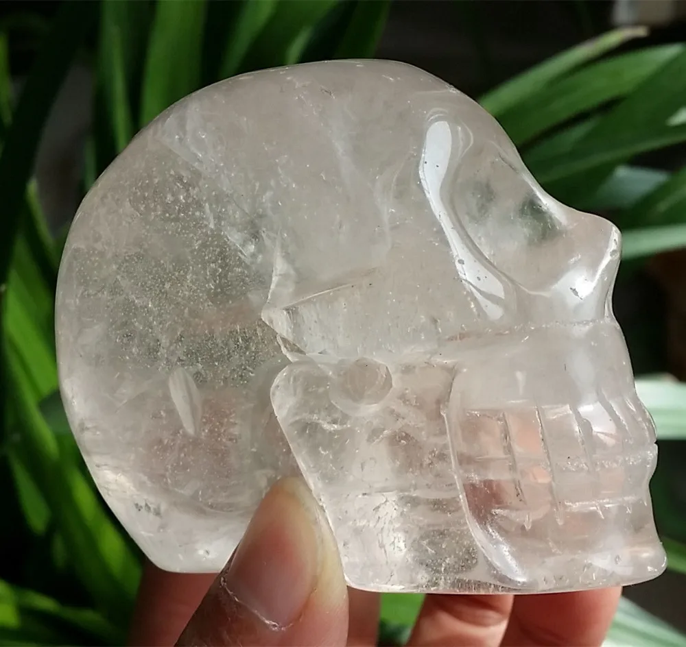 682134 + Природный Ясный Кварц Хрустального Черепа Исцеление Из Китая H065|skull weight|skull