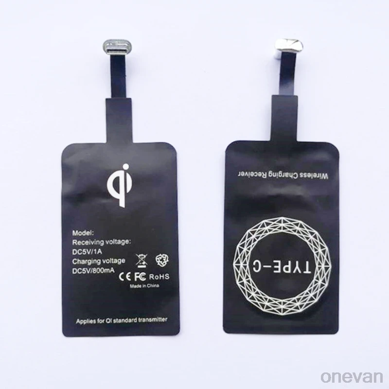 ONEVAN Qi Беспроводное зарядное устройство приемник с ресивером Pad катушка для iPhone 6 6S