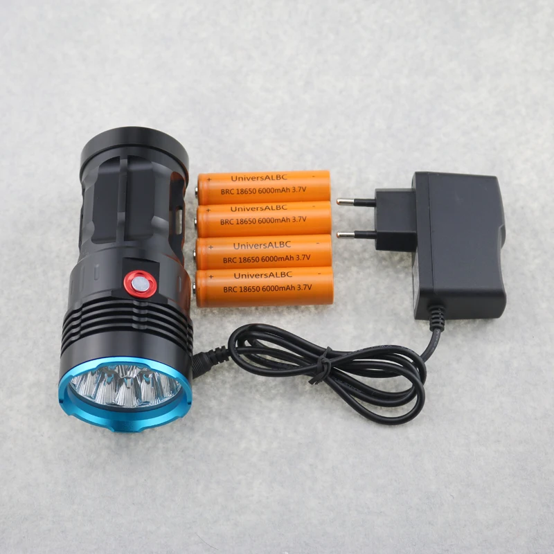 120 Вт светодиодный тактический фонарь 12x Cree XML T6 25000 люменов для кемпинга охоты