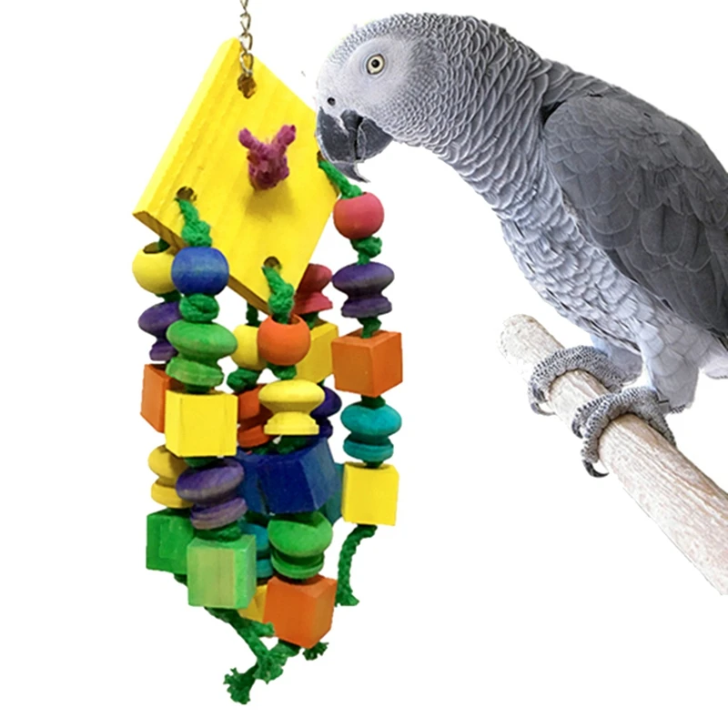 

Parrot Toy Bird Cage Swing Hammock Pet Bird Hanging Bell Hanging Toy Macaw Parrot Love Bird Finch Chew Toy Bird Supplies