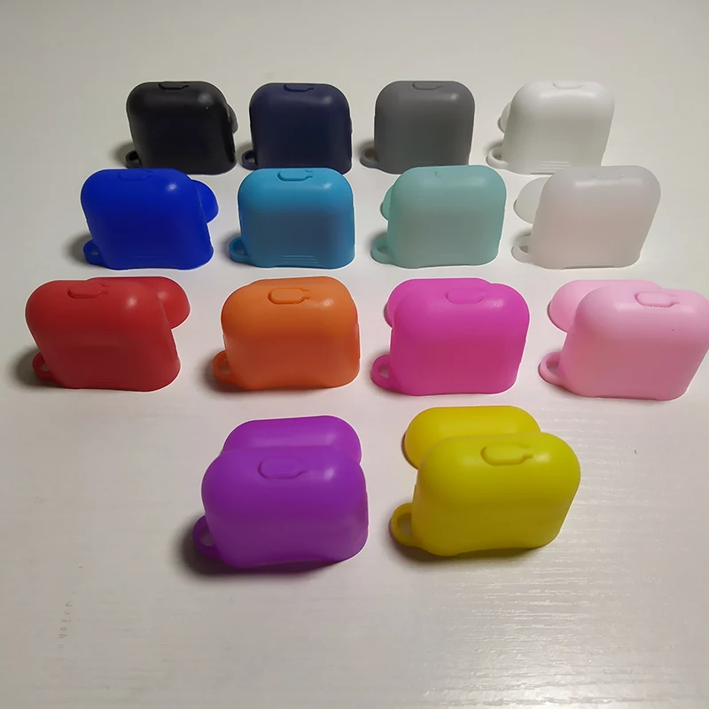 1 беспроводная bluetooth гарнитура чехол для наушников airpod силиконовый защитный из