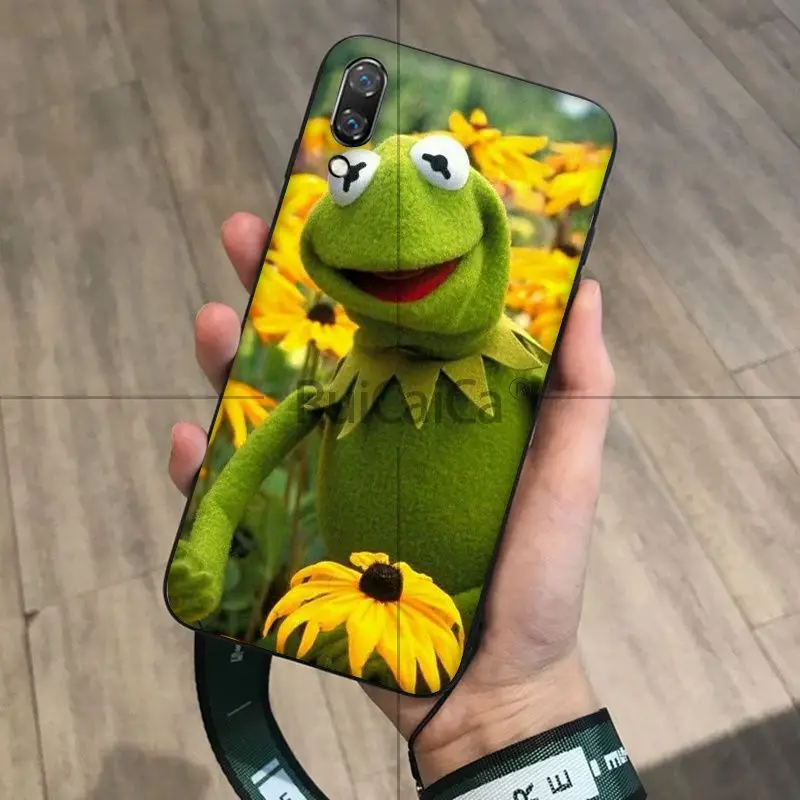 Ruicaica Kermit лягушка красочные милые аксессуары для телефонов Чехол Huawei P9 P10 Plus Mate9