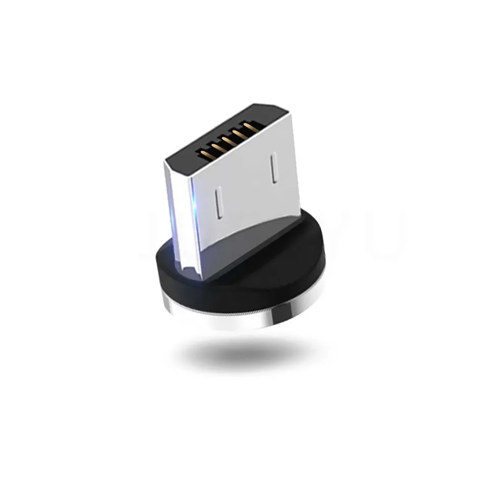 Only Port Классический 360 светодиодный магнитный соединительный кабель,, Модный Usb кабель для iPhone 6S 7 XS MAX, Micro USB кабель, Тип C, провод, порт для зарядного устройства - Тип штекера: Only Port