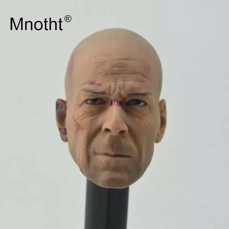 

Bruce Willis Model 1:6 Scale Male Soldier Head Sculpt Man Star Carving for 12inch Action Figure Toy Collection Mnotht