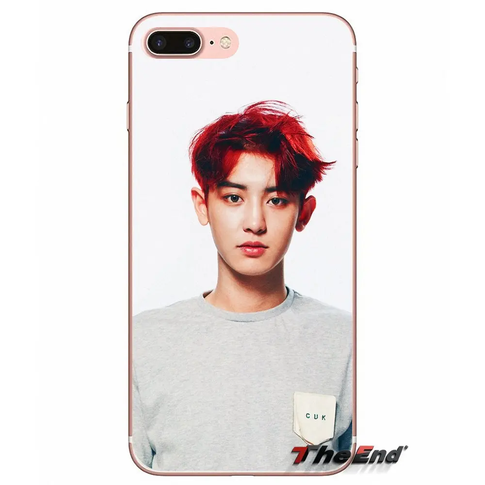 Для Apple IPhone X 4 4S 5 5S SE 5C 6 6s 7 8 плюс Plus Силиконовые чехлы Chanyeol Чан Ёль экзо | Мобильные