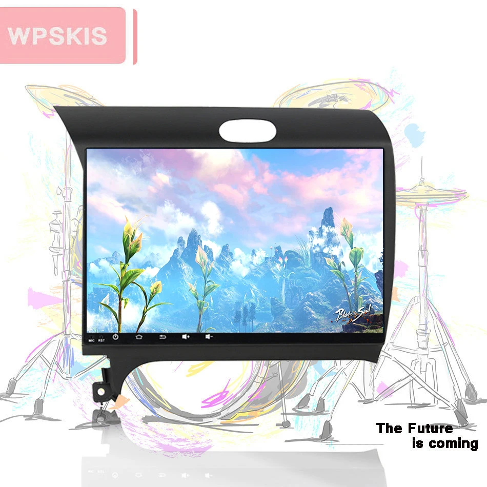 Android 10 0 CERATO K3 FORTE 2013 2016 2 DIN автомобильный DVD GPS для Kia головное устройство радио