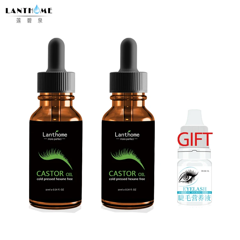 2 шт. масло Кастора сыворотка для роста волос увеличения ресниц лифтинг бровей +