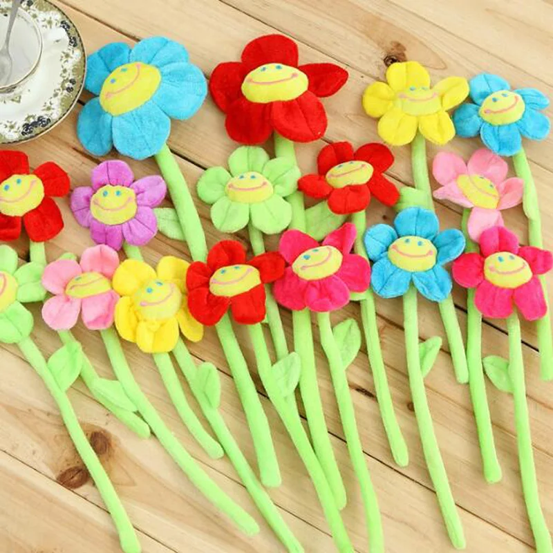 Гибкие diy цветы улыбающееся лицо день Святого Валентина плюшевые декоративные