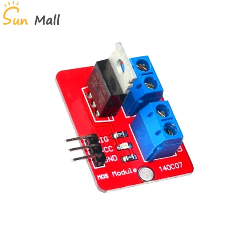 Верхняя кнопка Mosfet 0 24 В стандартный модуль IRF520 для Arduino MCU ARM Raspberry pi|Детали и