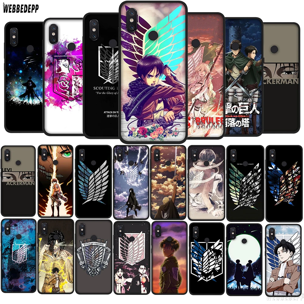 WEBBEDEPP Attack on Titan TPU чехол для Xiaomi Redmi 5A 6A S2 5 Plus Note 6 7 Pro мягкий чехол|Бамперы| |