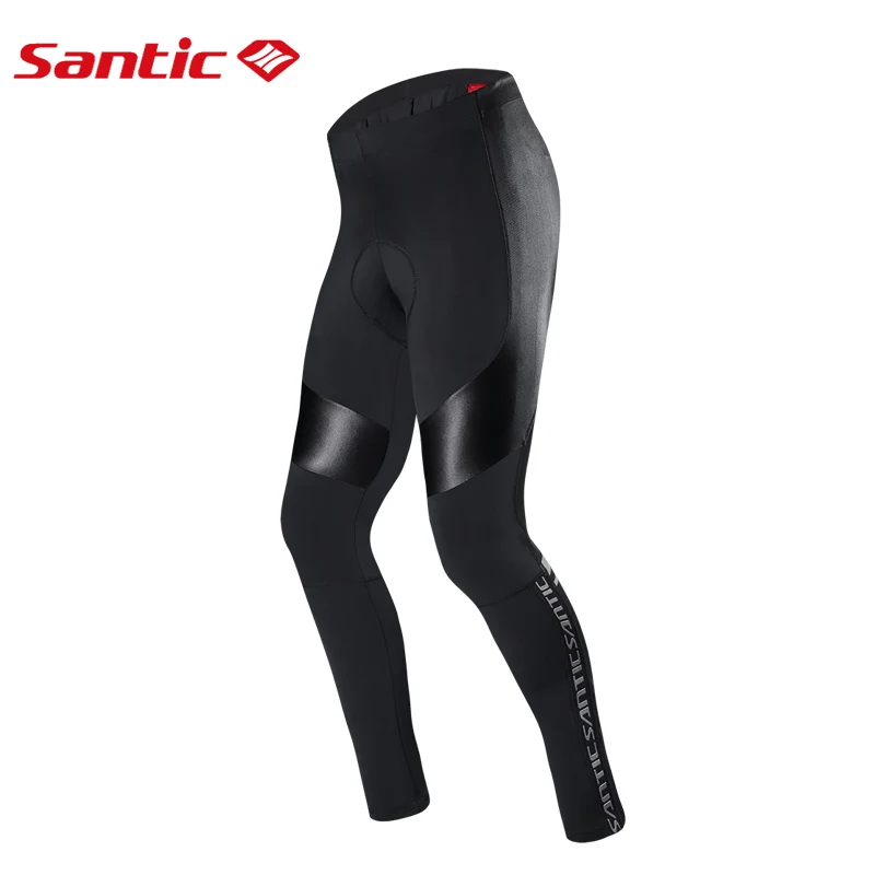 Santic мужские брюки Mtb длинные штаны с подкладом для велоспорта весна осень 4D