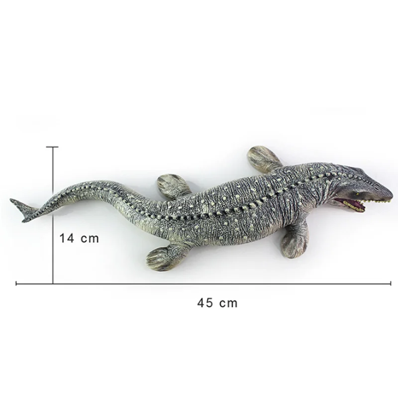 45 см динозавр игрушки Mosasaur Детская игрушка Моделирование пластик мягкий модель