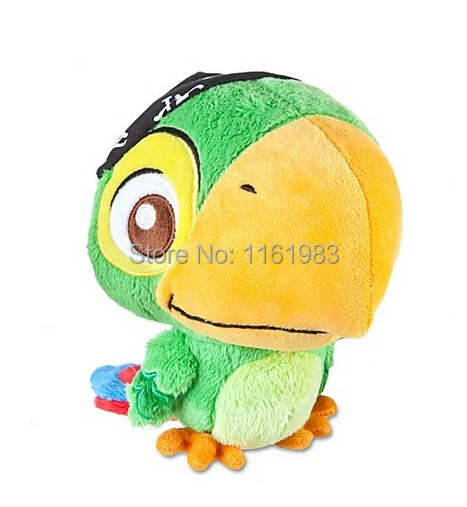 Оригинальные Пираты Джейк и пираты Нетании игрушки плюшевые Skully Parrot птицы чучела