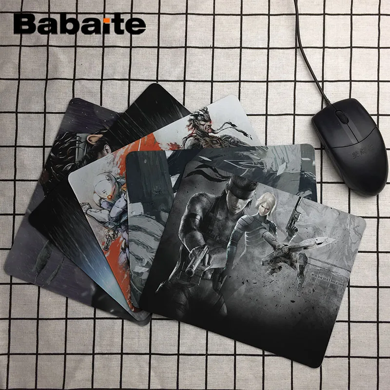 Babaite 2018 New Metal Gear Solid Large Mouse pad PC Computer mat Size for 180*220*2mm and 250*290*2mm Mousepad | Компьютеры и офис