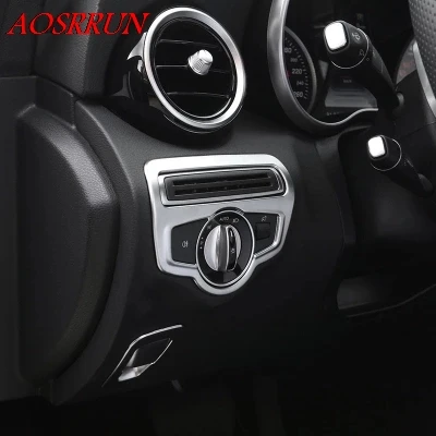 Для Mercedes Benz GLC 250d X253 2016 2017 2018 c200 250 300 светильник с передней головкой переключателем
