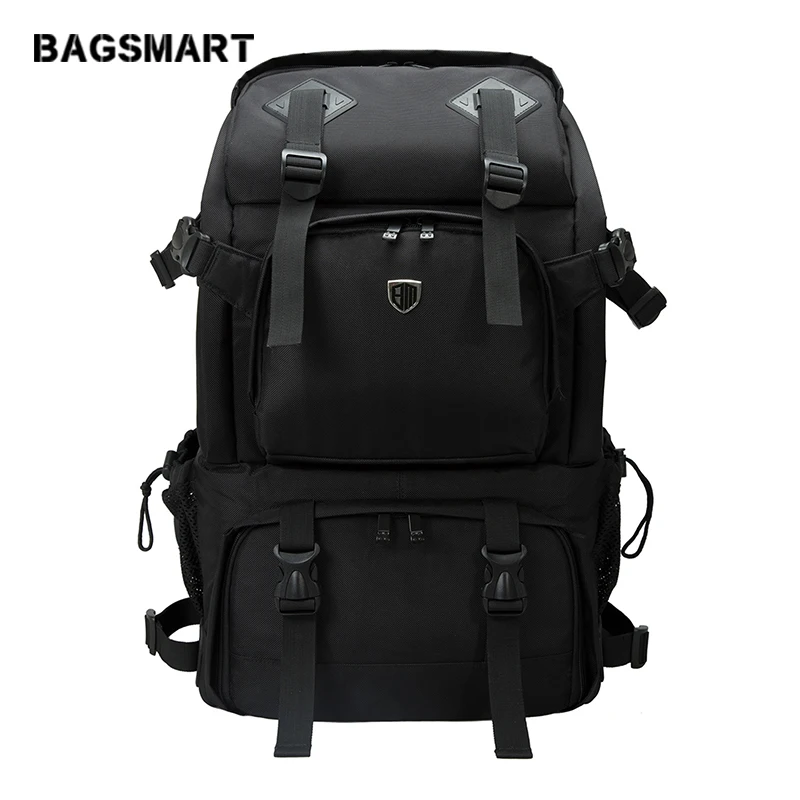 BAGSMART Противоугонный профессиональный рюкзак для SLR/DSLR камер и 15 &quotMacBook Pro с