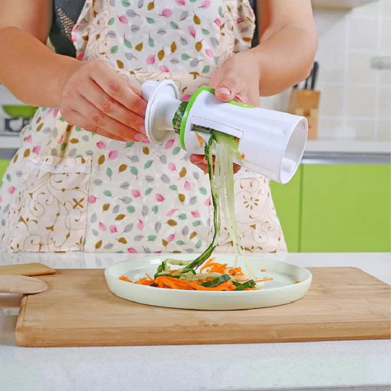Овощной спиральный фруктовый Терка измельчитель нож Spiralizer для моркови огурец