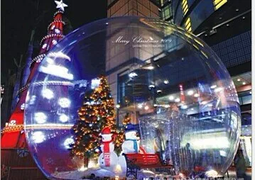 

Chrismas Decoration Inflatable Balloons 3M Inflatable Transparent Ball Advertising Can Be Customized