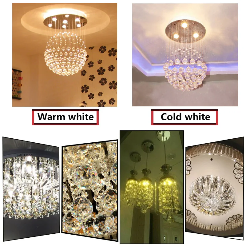 LED G9 COB 3W 220V lamp dimmable bulb Replace for Chandelier Crystal Lamp Spotlight Warm Cold White | Освещение