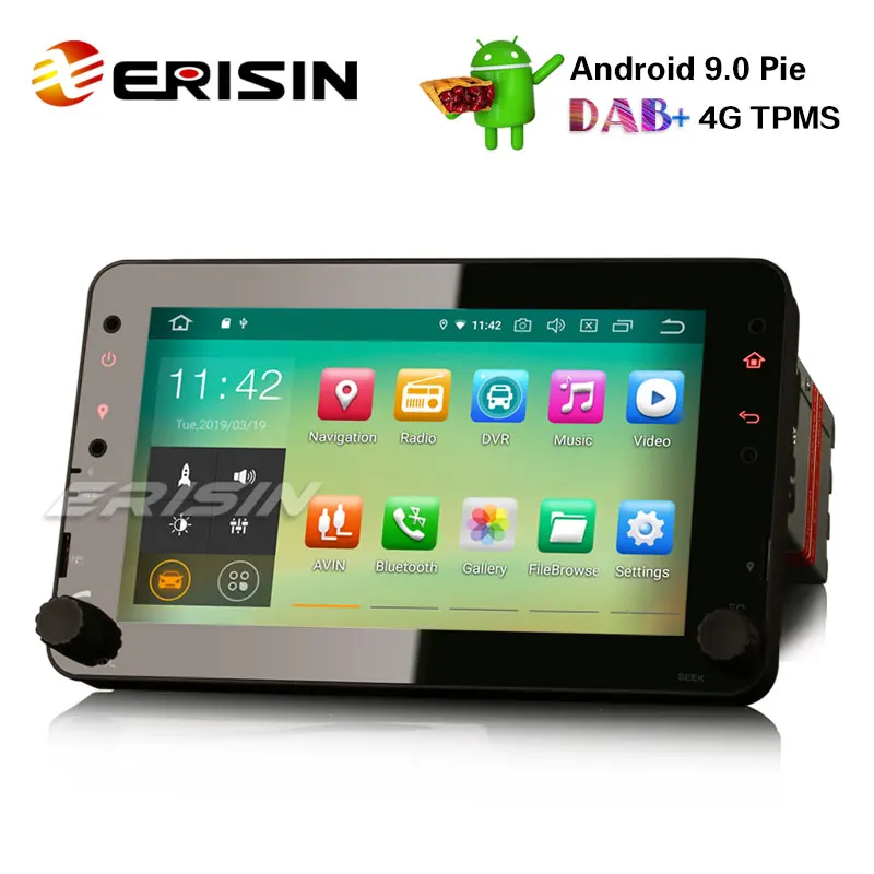 Erisin ES4820R 7 &quotAndroid 9 0 Авторадио GPS TPMS OPS DAB + Wifi для Alfa Romeo Spider 159 Brera|Автомагнитолы| |