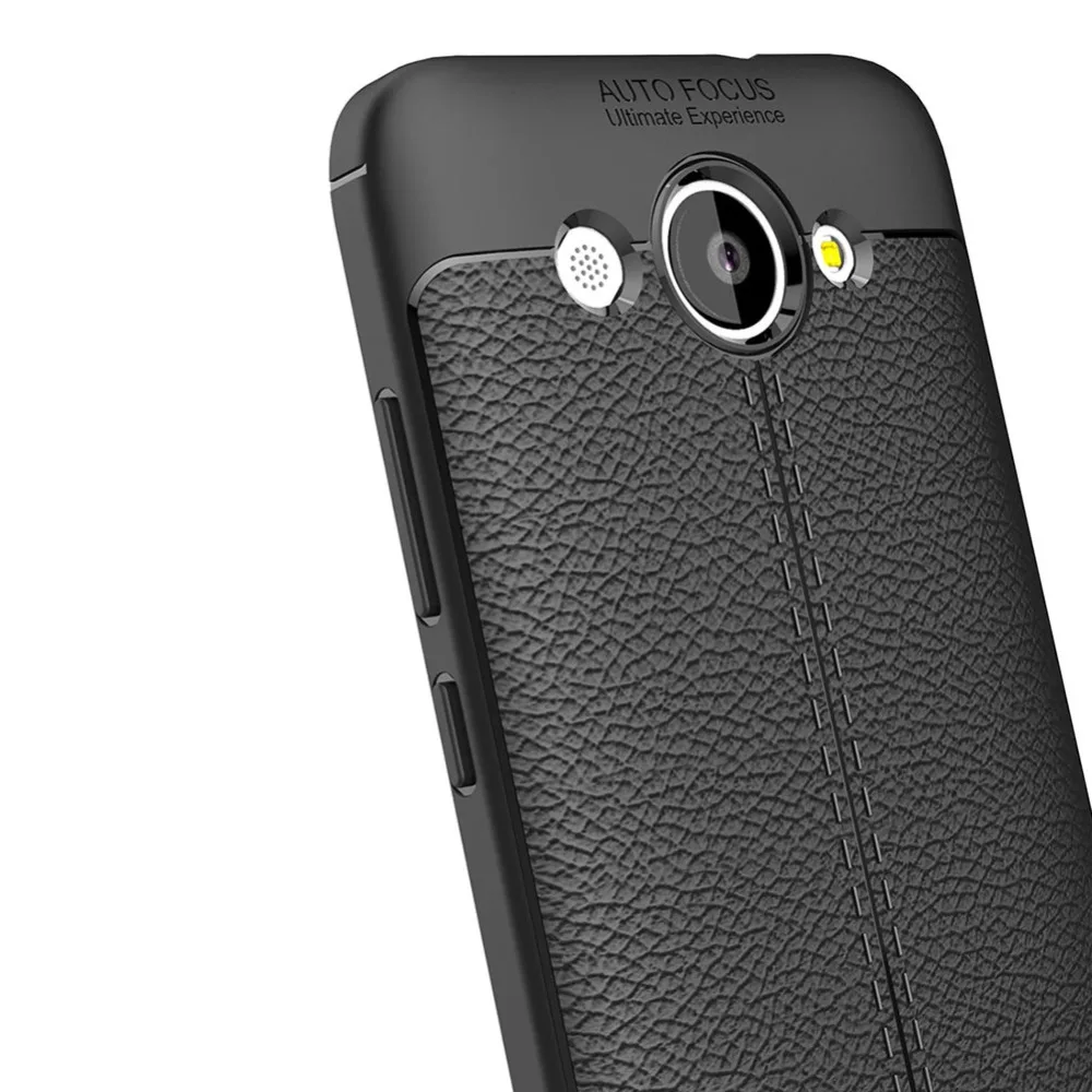 YeeSite для Huawei Y3 2017 Y5 Lite чехол тонкий мягкий ТПУ кожаный противоударный мобильного