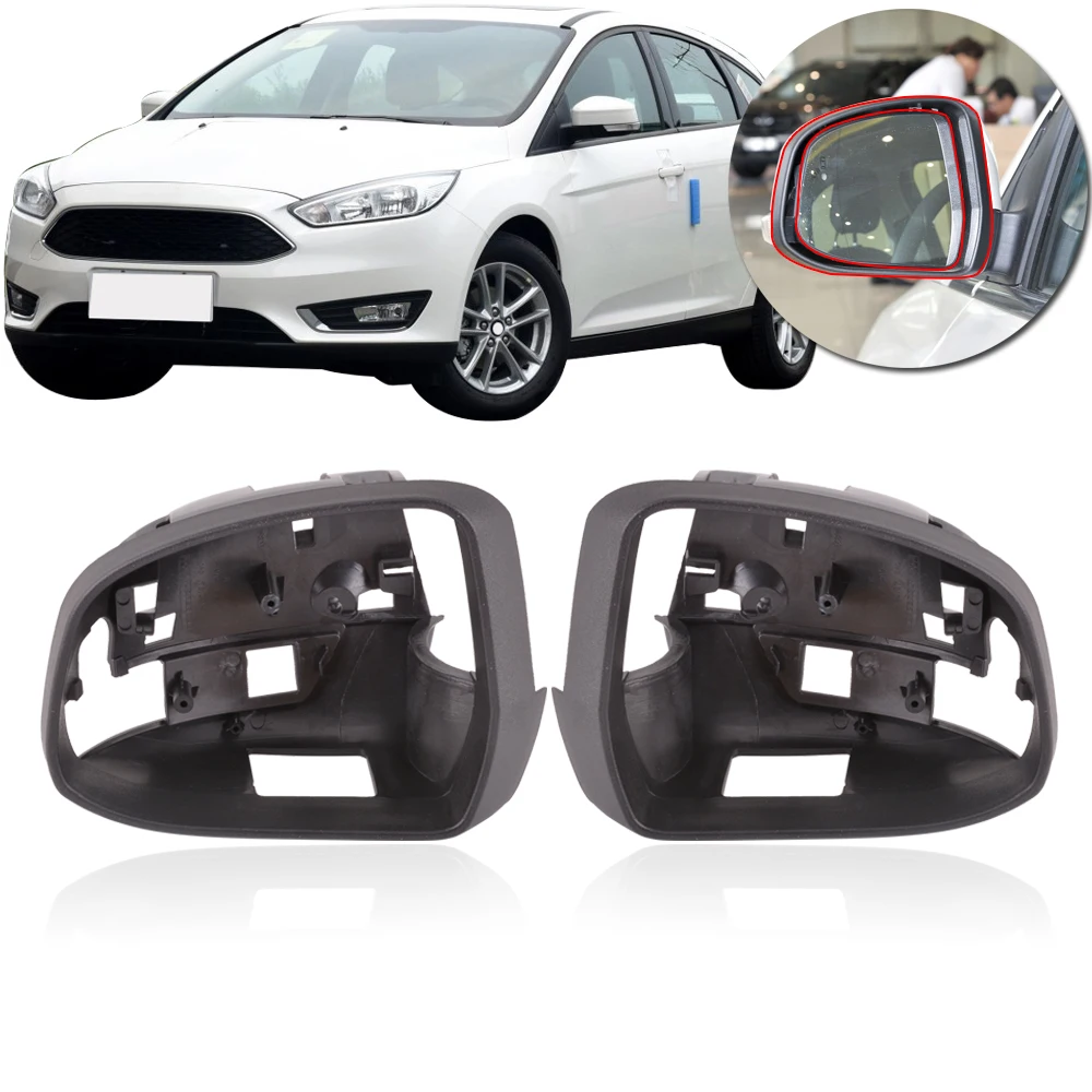 Крышка QX с отверстием для камеры или нет для Ford Focus MK3 2012- зеркало заднего вида рамка Крышка объектива зеркало ограждение оболочка обратная крышка