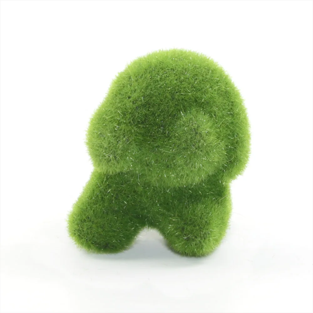 1Piece Rustic Artificial Fresh Moss Balls Decorative Green Plant Home Party Decoration Simulation Pot Dog Pattern | Дом и сад