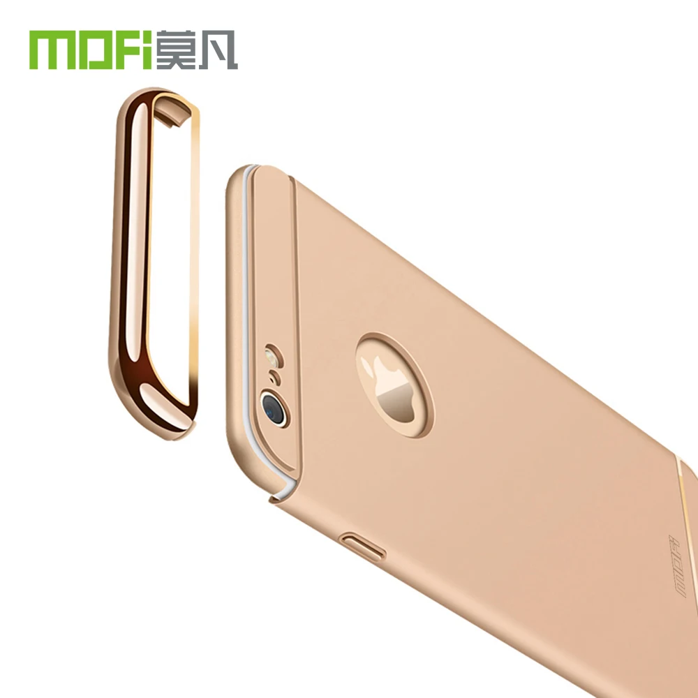 Чехол MOFi для Apple iPhone 6, 4,7 дюйма, роскошная защитная задняя крышка 3 в 1, жесткий гибридный чехол из ПК для мобильного телефона iPhone6.