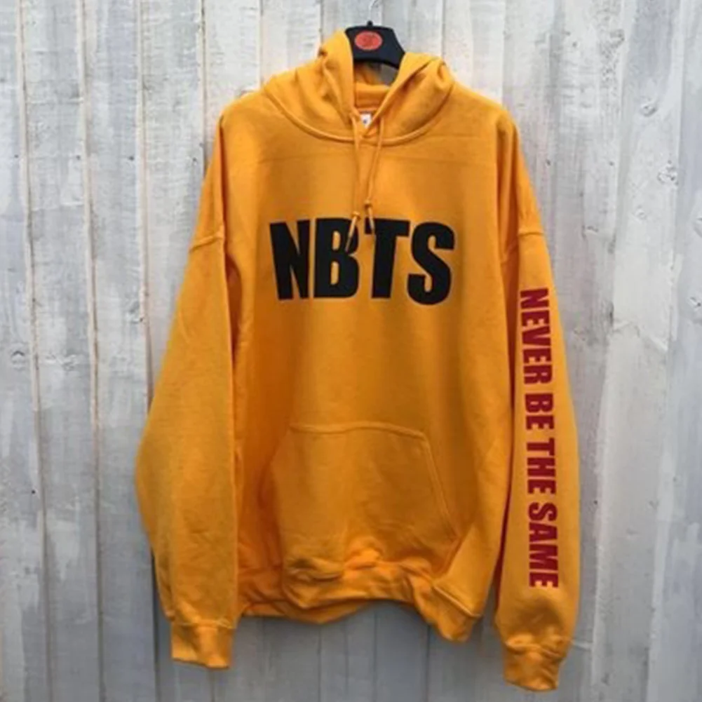 Женская Повседневная печать с длинным рукавом Drawstring Loose Hoodie пуловер капюшоном