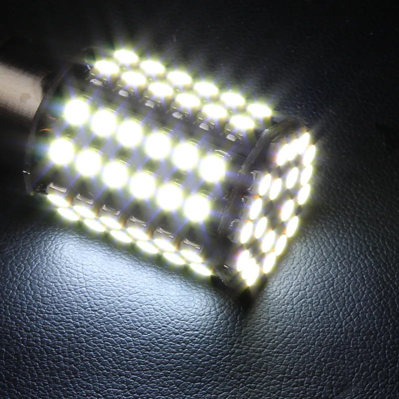 LEEPEE белый светодиодный светильник сигнала поворота для автомобиля s лампы 1156 BA15S