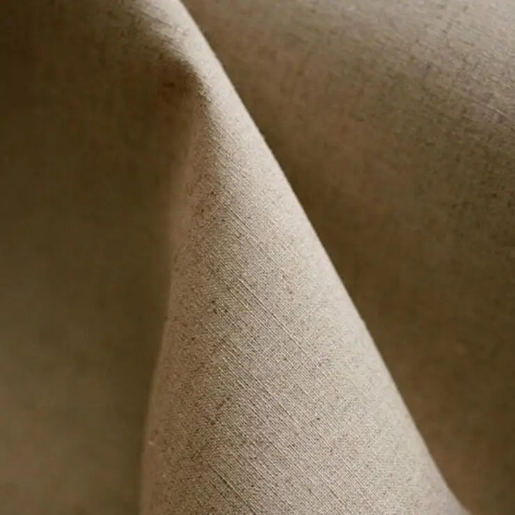 Универсальная Ткань льняная хлопчатобумажная ткань натуральный цвет элемент