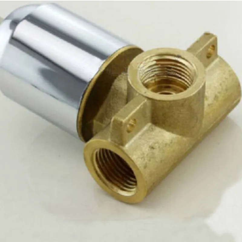 

Free shipping 1/2" Modern design chrome finish wall mounted shower faucet square and round shape single handle mixer taps WSF121