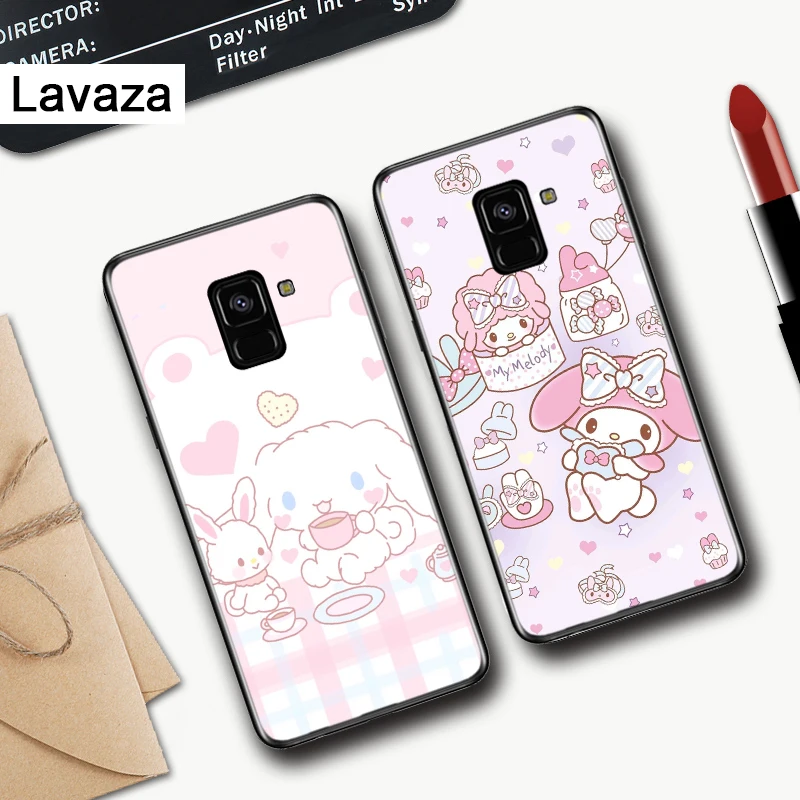 Силиконовый чехол My Melody Coque для Samsung A2 Core A3 A5 A6 Plus A7 A8 A9 A10 A30 A50 A60 A70 A10S A30S A50S