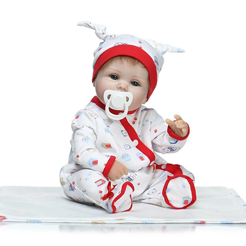 40 см Силиконовая Кукла Reborn Babies игрушки 16 дюймов куклы для новорожденных мягкие