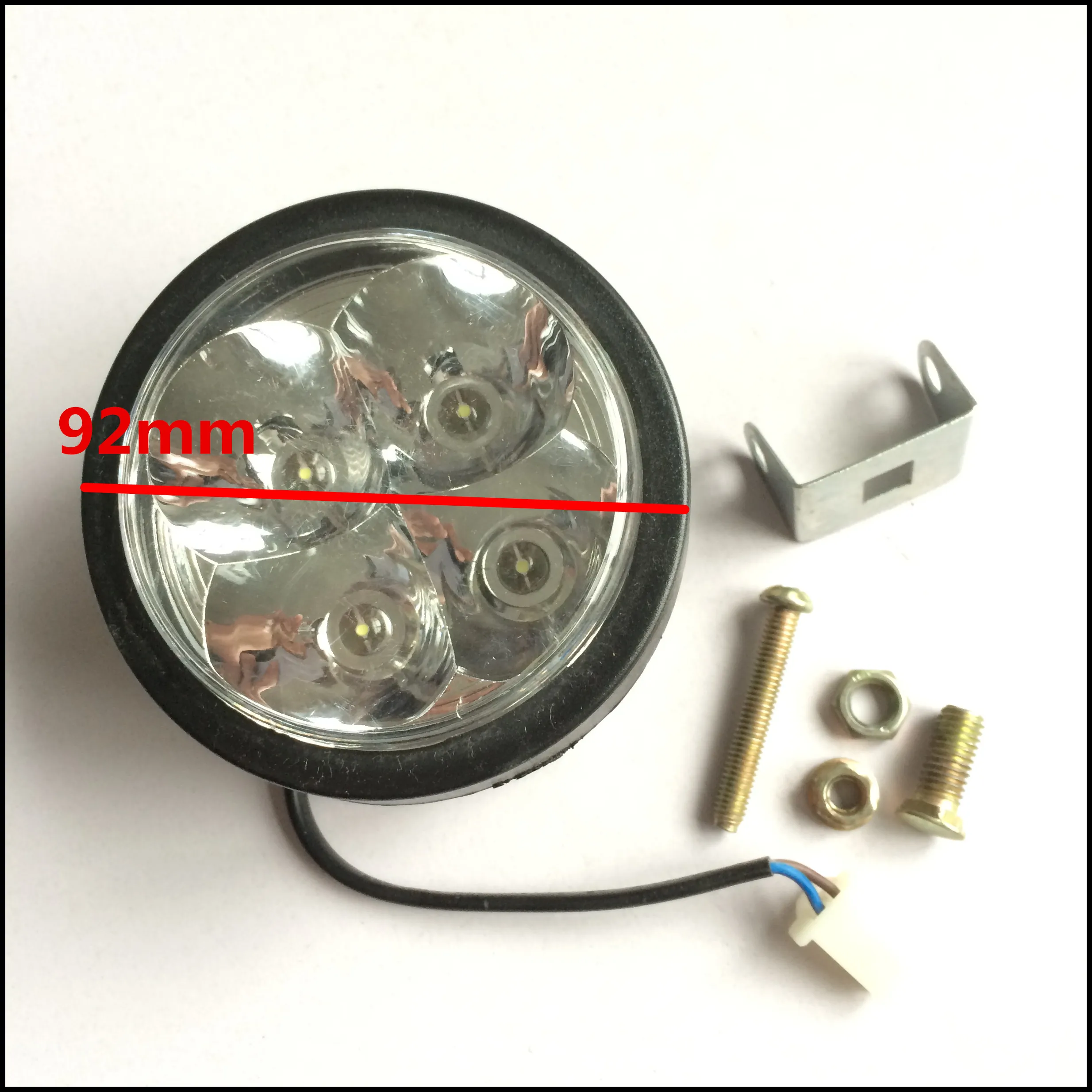 50CC 80CC 90CC 110CC 125CC Мини картинг Багги 12В светодиодный головной свет с монтажными
