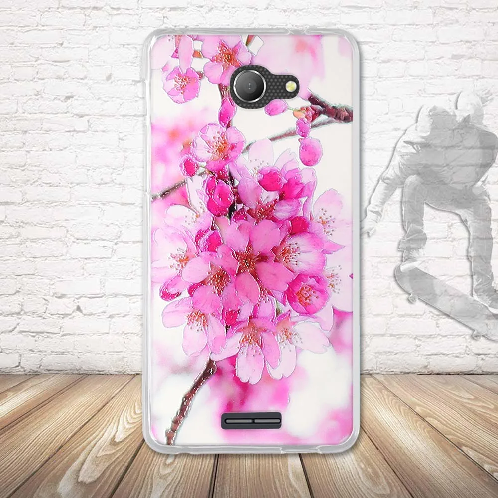 Роскошный чехол для телефона Alcatel Flash Plus 2 мягкая задняя крышка из ТПУ с рисунком 5
