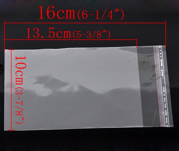 8 сезонов 200 прозрачные самоклеящиеся пластиковые пакеты 16x10 см (B10429)|bag tyre|bag heartbag