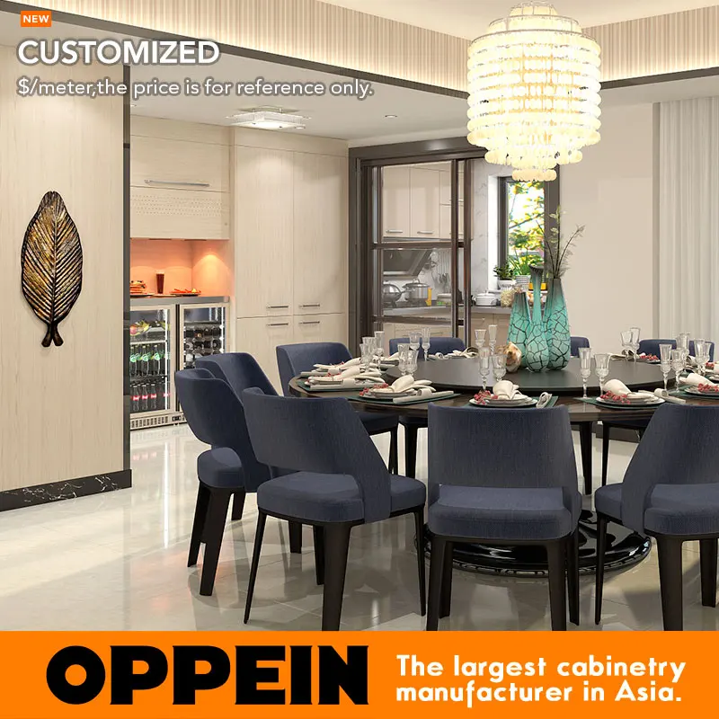 Oppein мокрого и сухого кухонного шкафа из нержавеющей стали с столешницей (OP17-ST02) |