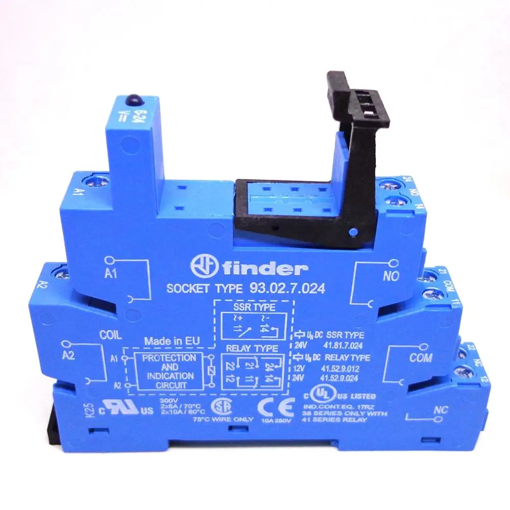 

finder 93.02.7.024 relay socket Brand new and original