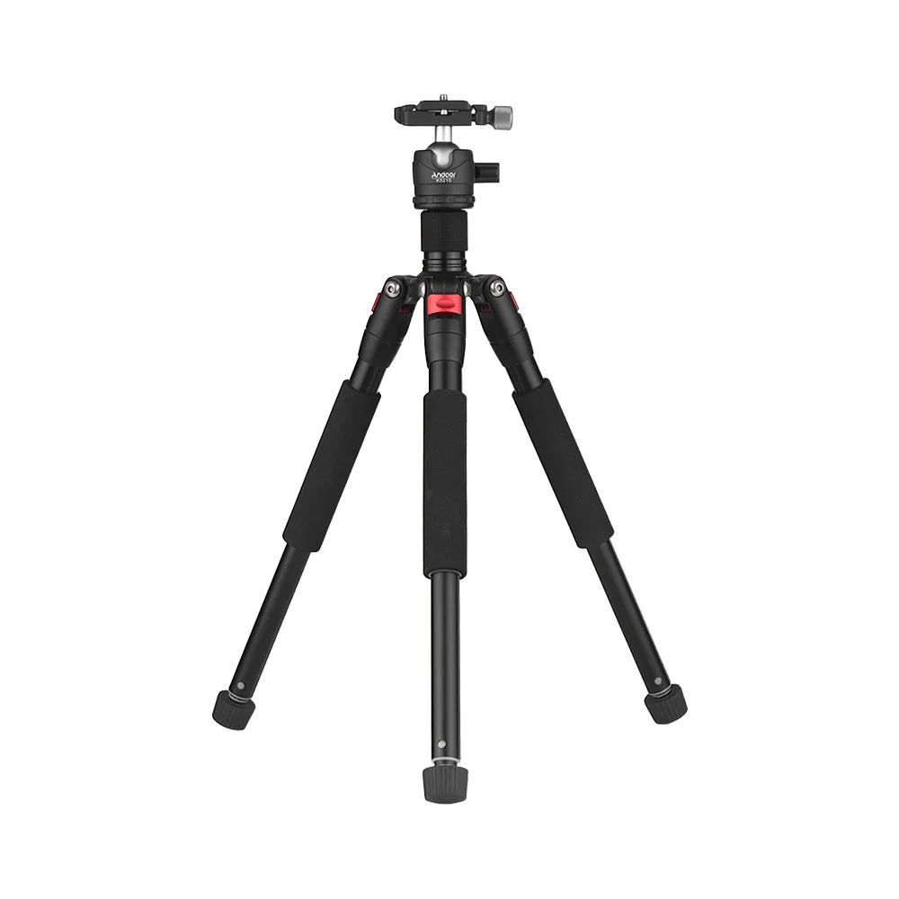 Andoer K521S Алюминиевый сплав штатив с мини шаровой головкой низкий центр тяжести 1/" винт крепление для Canon Nikon sony DSLR камеры